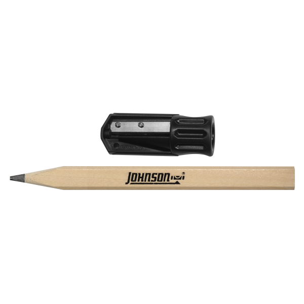 Johnson Level 40 0667 10 Carpenter Pencils Sharpener Johnson